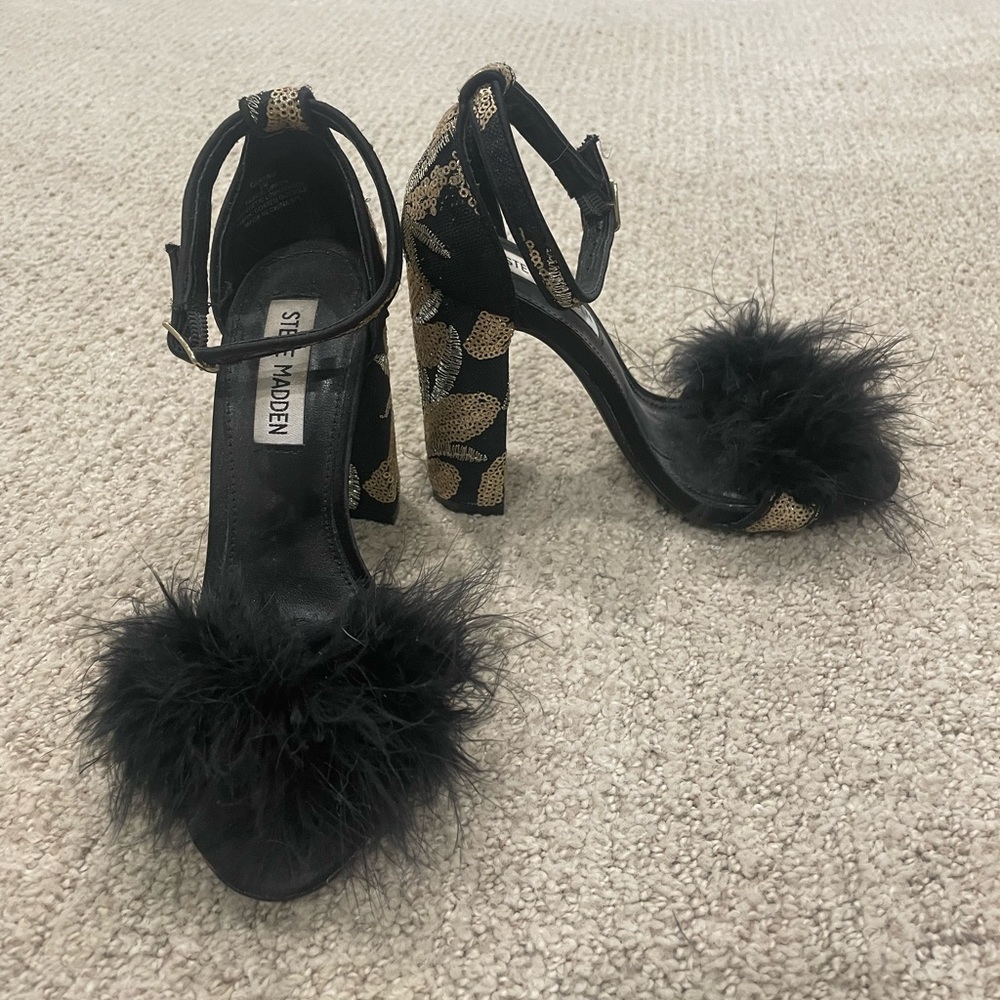 Steve Madden Furry Heels